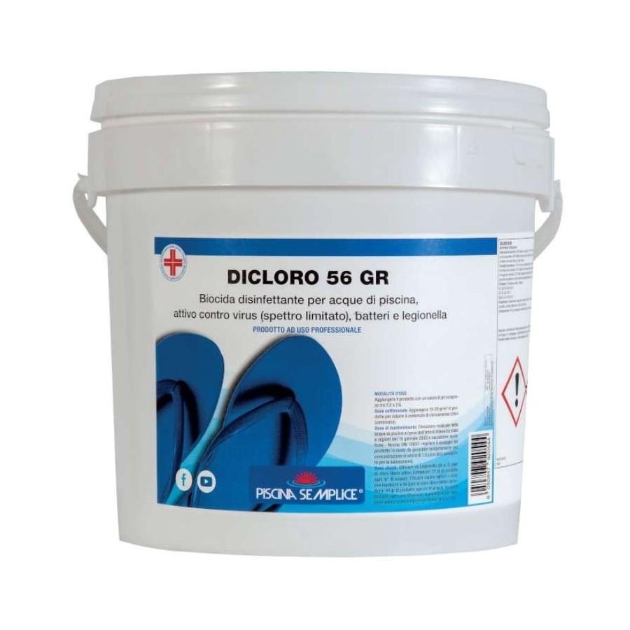 DICLORO 56 Gr Lapi PS1515005 5Kg prolunga la durata del cloro