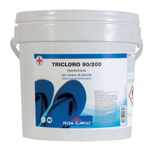 TRICLORO 90-200 Lapi PS1563005 5Kg pastiglie da 200 gr a lenta dissoluzione
