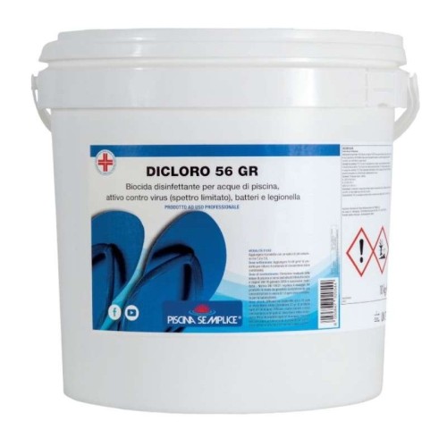 DICLORO 56 Gr Lapi PS1515010 10Kg prolunga la durata del cloro