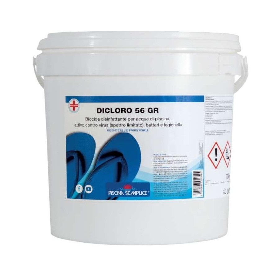 DICLORO 56 Gr Lapi PS1515010 10Kg prolunga la durata del cloro