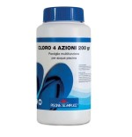CLORO 4 AZIONI 200g Lapi PS1538C12 1Kg 5 pastiglie da 200 gr